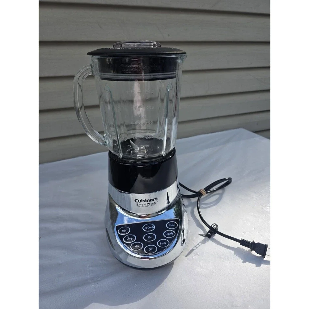 Cuisinart Smart Power Electronic 7 Speed Blender Black (SPB-7CH) Tested And Work